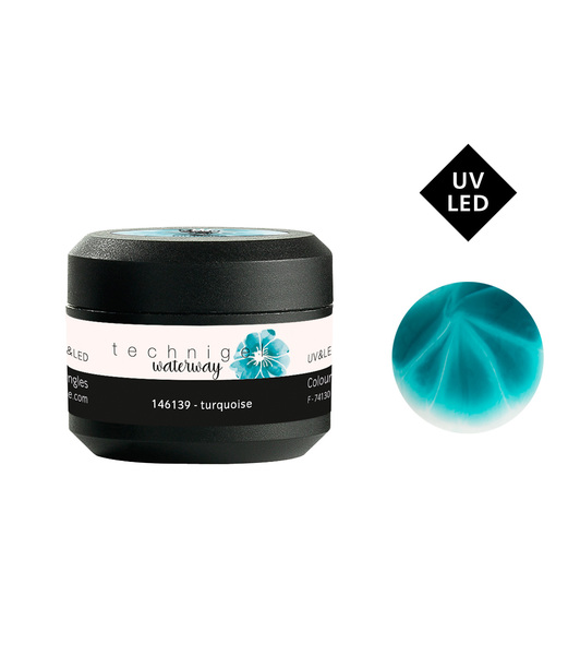 Gel Uv&amp;LED pour Ongles Waterway Turquoise Peggy Sage 5g