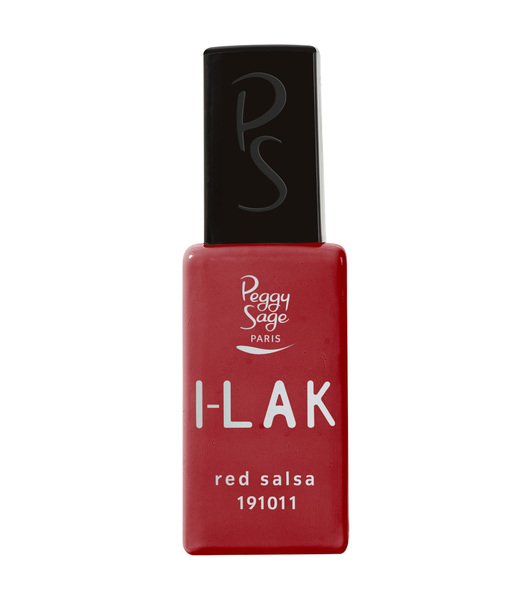 ILak Soak Off Gel Polish Red Salsa Peggy Sage 11ml