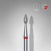 Embout Diamant Goutte Rouge 2.3mm Staleks