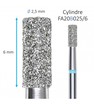 Embout Diamant Cylindre Bleu 2.5mm STALEKS