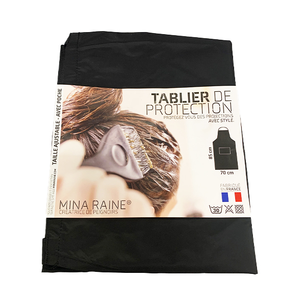 Tablier de protection Ajustable à Poche Noir Nina Raine