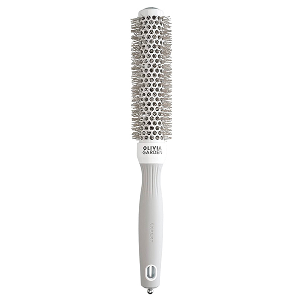 Brosse Brushing Speed XL Blanche et Grise Olivia Garden Ø25mm