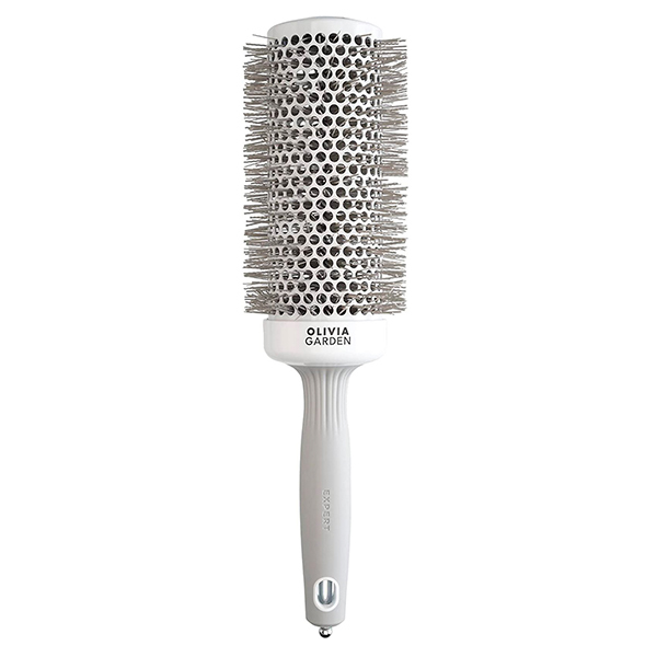 Brosse Brushing Speed XL Blanche et Grise Olivia Garden Ø55mm