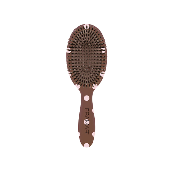 Brosse Pneumatique Polka Petit Modèle Chocolat Framar