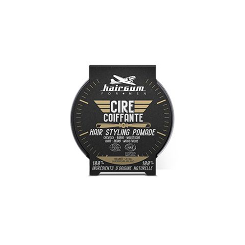 Cire Coiffante 3 en 1 Cheveux Barbe et Moustache Hairgum 40g