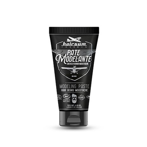 Cire Coiffante 3 en 1 Cheveux Barbe et Moustache Hairgum 125g