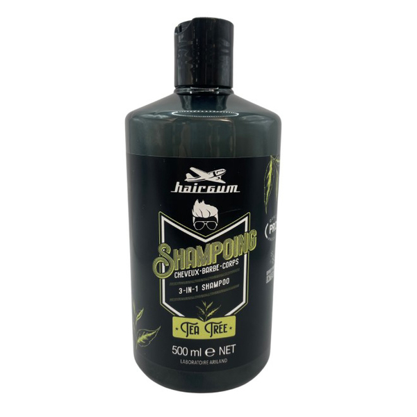 Shampoing Tea Tree 3 en 1 Hairgum 500 ml