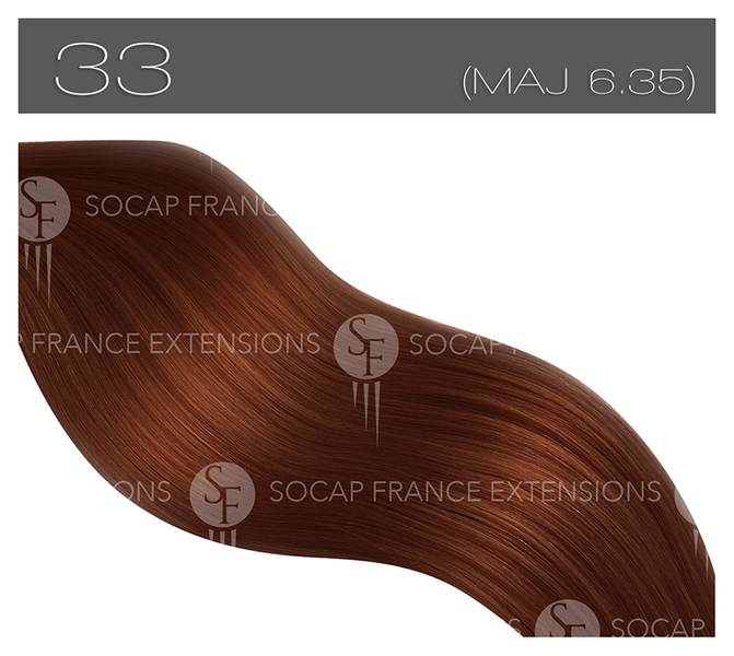 Mèches Cheveux Naturelles Premium N°33SoCap