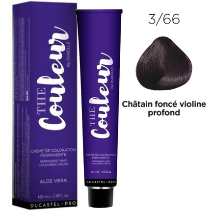 The Couleur N° 3.66 Châtain Foncé Violine Profond 100ml