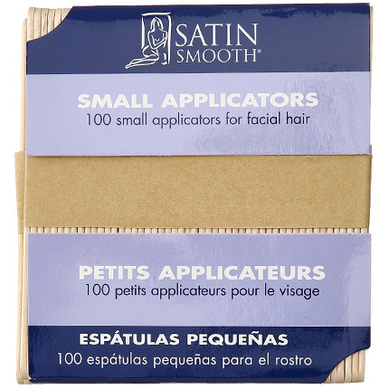 Spatules Bois Small pour Sourcils Satin Smooth x100