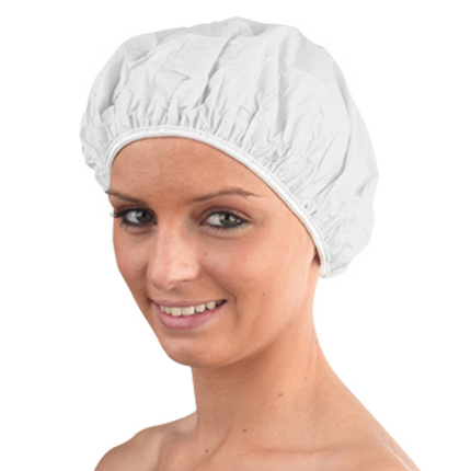 Bonnet De Douche Simple Blanc