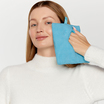 Gant de Démaquillage à l'Eau Confort 4 Coins Bleu Glov