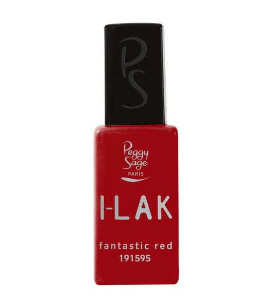 ILak Soak Off Gel Polish Fantastic Red Peggy Sage 11ml