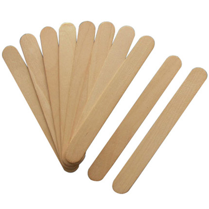 10 Spatules Jetables En Bois 15cm x 18mm