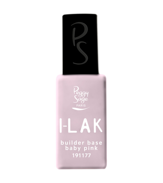 ILak Soak Off Gel Polish Builder Base Rose Naturel Baby Pink Peggy Sage 11ml