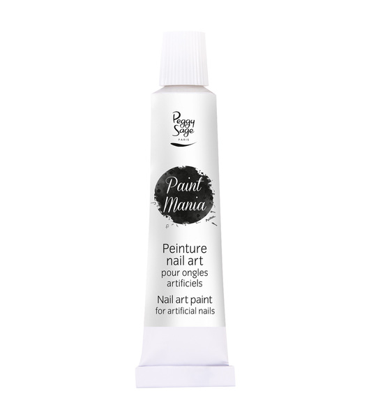 Peinture pour Ongles Paint Mania White Peggy Sage 12ml