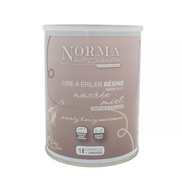 Cire Résine Blanche Nacrée Miel 800gr