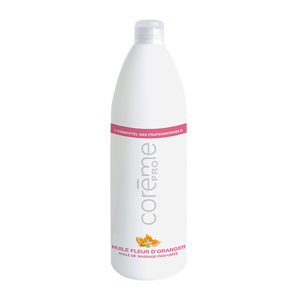 Huile de Massage Parfumée Fleur d'Oranger Corème 1000ml