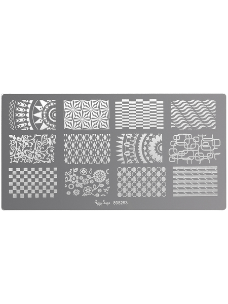 Plaque de Stamping Nail Art 3 Peggy Sage