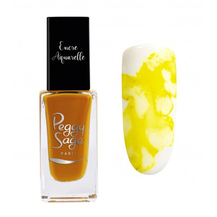 Encre Aquarelle pour Ongles Yellow Peggy Sage 10ml