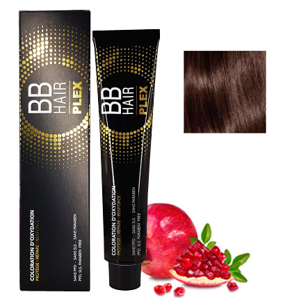 BB Hair Plex N°5.24 Châtain Clair Irisé Cuivré 100ml