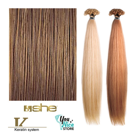 Extensions Naturelles Lisses Kératine System N°14