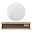 Miroir Rond Seul Retroéclairé Elor