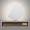 Miroir Rond Seul Retroéclairé Elor