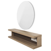 Miroir Rond Seul Retroéclairé Elor