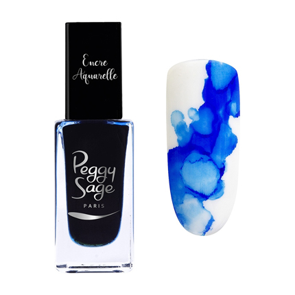 Encre Aquarelle pour Ongles Blue Peggy Sage 10ml