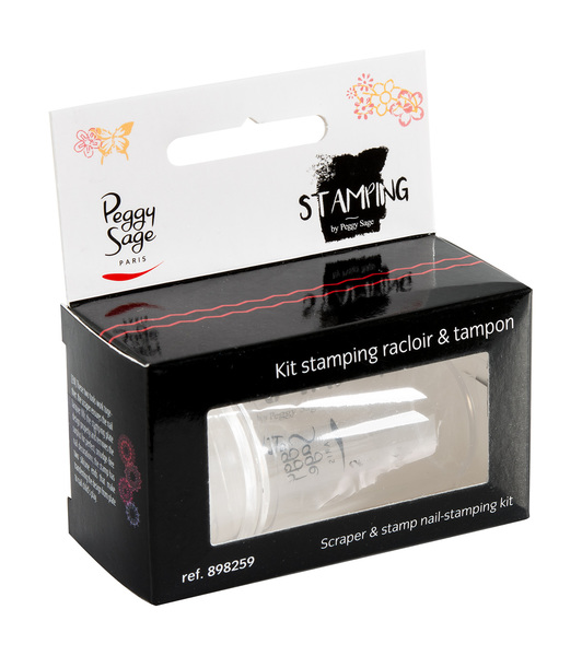 Kit Stamping Racloir et Tampon Peggy Sage