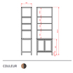 Mir Meuble Presentoir Vitrine Noah