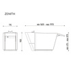 Bac de Lavage Zenith Head Spa Electrique Skai au Choix
