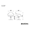 Fauteuil de Coiffure Tournant Cloe Karisma