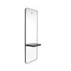 Coiffeuse Rectangulum Noire Nelson Mobilier