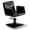 Fauteuil Quiff Skai Noir à Pompe Hydraulique DDUUEETT