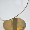 Coiffeuse Ovalis Double Or - Sans Tablette Nelson Mobilier