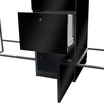 Coiffeuse Centrale 4 Places Scamnum Noire Nelson Mobilier