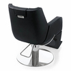 Fauteuil Barbier Boss-light Noir Base Ronde Pompe Hydraulique Nelson Mobilier