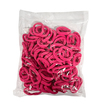 Elastiques en Mousse Vrac 100 Pcs Fuschia