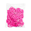 Elastiques en Mousse Vrac 100 Pcs Rose