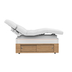 Lit Spa Hema 4 Moteurs Blanc/Bois Silverfox