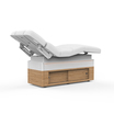 Lit Spa Hema 4 Moteurs Blanc/Bois Silverfox