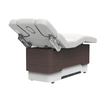 Lit Spa Onyx 3 Moteurs Wengue/skai Blanc Silverfox