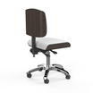 Tabouret Zoi Wengue Blanc SilverFox