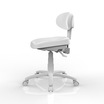 Tabouret Sun Skai Blanc SilverFox