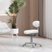 Tabouret Sun Skai Blanc SilverFox