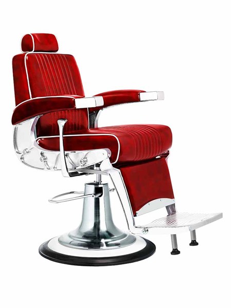 Fauteuil Barbier Mustang Rouge