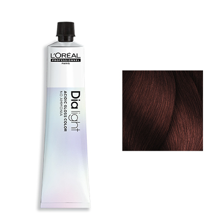 Coloration DiaLight N°4.65 Châtain Rouge Acajou L'Oréal Professionnel 50ml