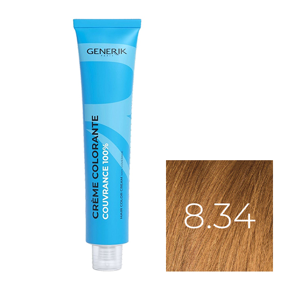 Coloration D'Oxydation N°8.34 Blond Clair Doré Cuivré 100ml